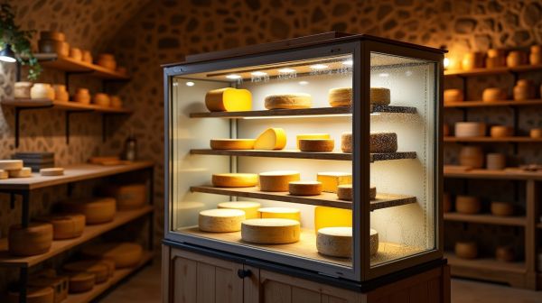 Profitez d'une vitrine réfrigérée pour sublimer vos fromages